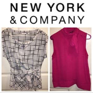 2 Size M NY&C Blouses (NWOT)